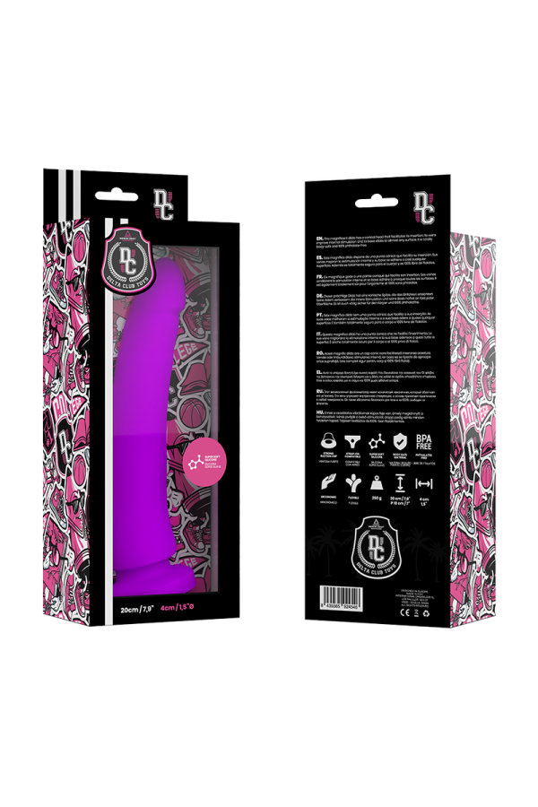 Toys Lila Dildo Medizinisches Silikon 20 cm -O- 4 cm von Deltaclub kaufen | Fesselliebe