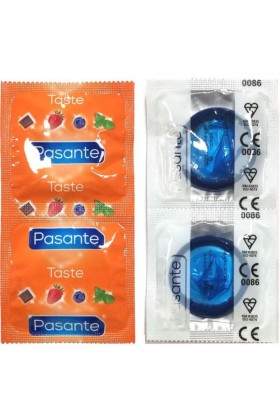 Kondome Geschmack Blaubeere Beutel 144 Stück von Pasante kaufen | Fesselliebe