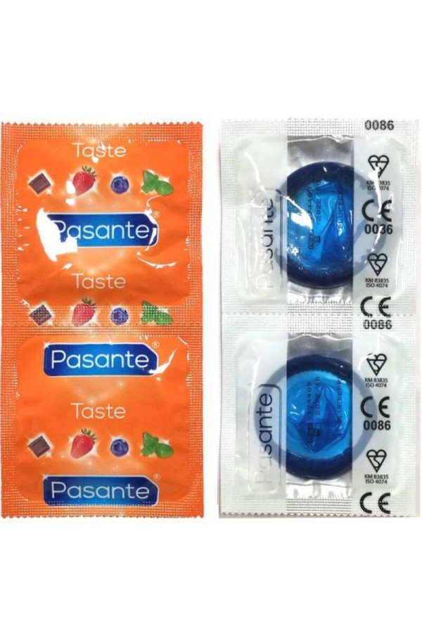 Kondome Geschmack Blaubeere Beutel 144 Stück von Pasante kaufen | Fesselliebe