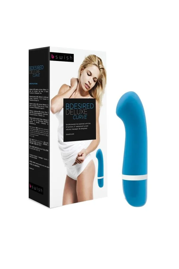 Bdesired Deluxe Curve Vibrator Blau Lagoon von B Swish kaufen - Fesselliebe