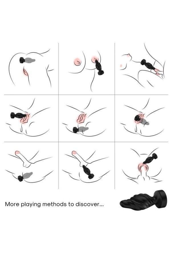 Vibrator & Analplug mit Fernbedienung Schwarz von Armony Anal kaufen | Fesselliebe