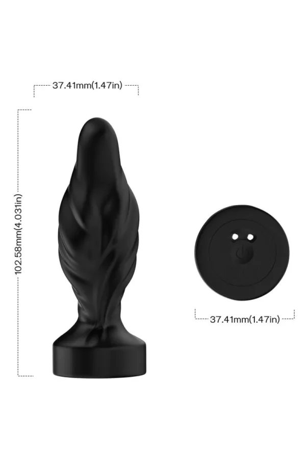 Vibrator & Analplug Fernbedienung Schwarz von Armony For Him kaufen - Fesselliebe