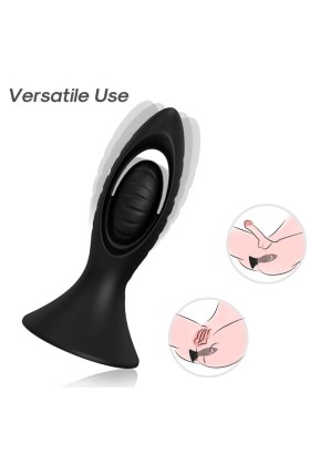 Vibrator & Analplug Silikon Schwarz von Armony Anal kaufen | Fesselliebe