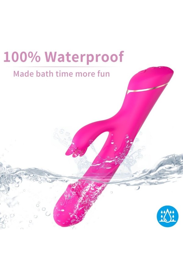 Dildo Vibrator Kaninchen Silikon Fuchsia von Armony Vibrators kaufen | Fesselliebe