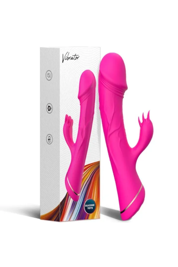 Dildo Vibrator Rabbit Silikon Fuchsia von Armony Vibrators kaufen - Fesselliebe