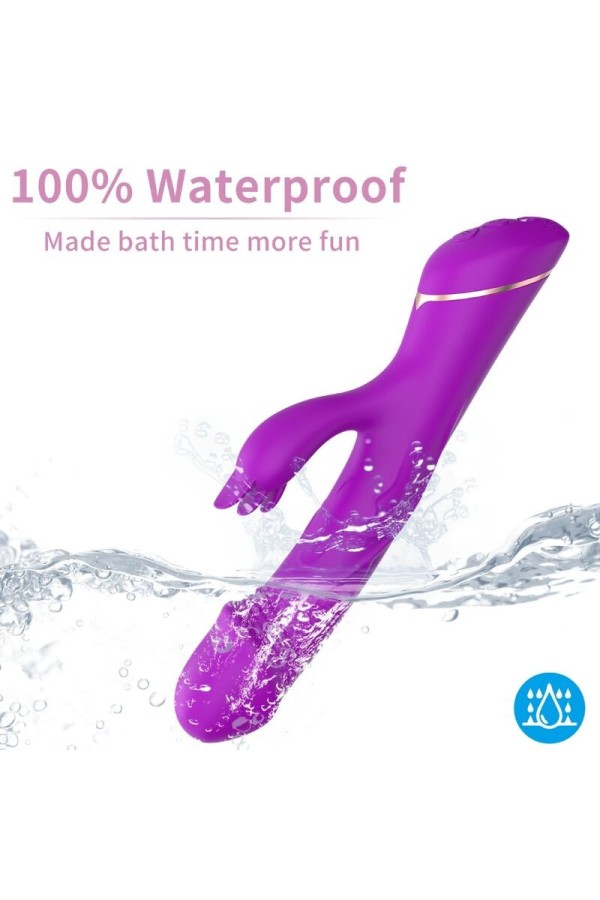 Dildo Vibrator Kaninchen Silikon Lila von Armony Vibrators kaufen | Fesselliebe