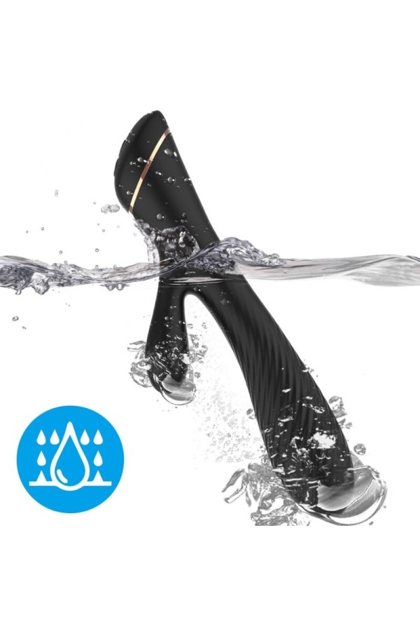Vibrator Kaninchen Silikon Schwarz von Armony Vibrators kaufen | Fesselliebe