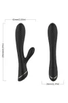 Vibrator Rabbit Silikon Schwarz von Armony Vibrators kaufen - Fesselliebe