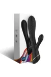 Vibrator Rabbit Silikon Schwarz von Armony Vibrators kaufen - Fesselliebe