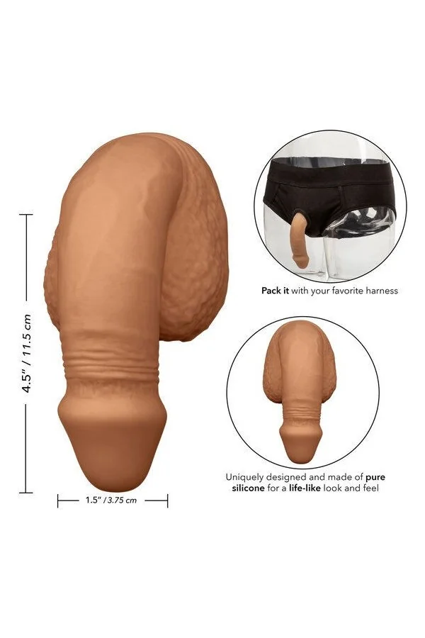 Calex Silikon Packing Penis 12.75cm Caramel von California Exotics kaufen - Fesselliebe