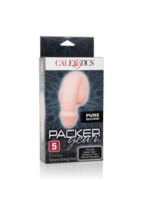 Silikon-Packung Penis 12.75 cm Beige von Calexotics