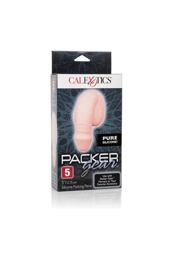 Silikon-Packung Penis 12.75 cm Beige von Calexotics