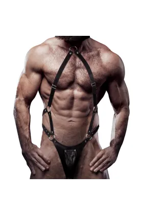 Jockstrap-Gurt für Herren aus Öko-Leder von Fetish Submissive Attitude