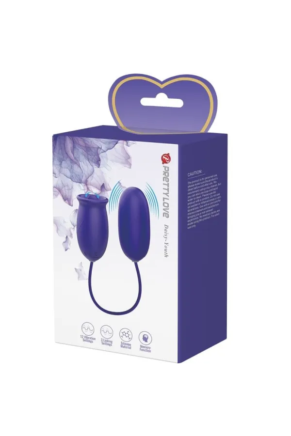 Daisy Youth Violet Wiederaufladbarer Vibrator-Stimulator von Pretty Love Youth kaufen - Fesselliebe