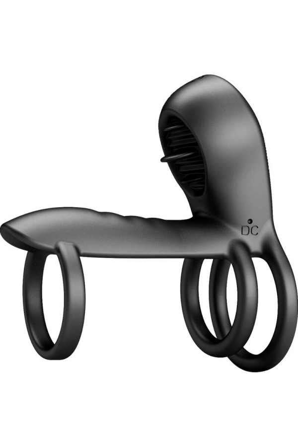 Jammy Penis-Hülle 12 Vibrationen mit wiederaufladbarer Silikon-Zunge von Pretty Love Male kaufen | Fesselliebe