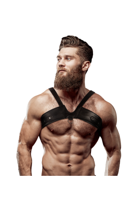 Brustgurt aus Ökoleder für Herren Brigade von Fetish Submissive Attitude kaufen | Fesselliebe