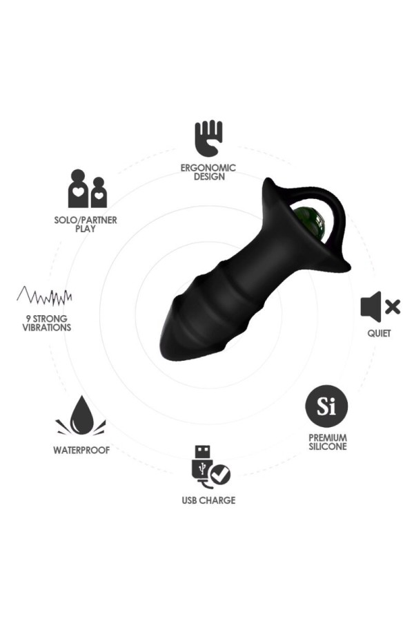 Kylin Fingervibrator & Analplug mit Fernbedienung Schwarz von Armony Anal kaufen | Fesselliebe