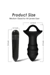 Kylin Fingervibrator & Analplug Fernbedienung Schwarz von Armony For Him kaufen - Fesselliebe