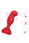 Rosa Vibrator & Analplug Fernbedienung Rot von Armony For Him kaufen - Fesselliebe