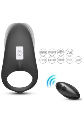 Shark Vibratorring für Paare mit Fernbedienung Schwarz von Armony For Him kaufen | Fesselliebe