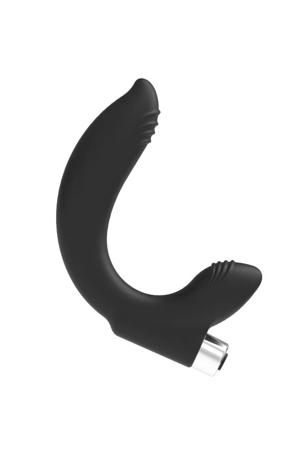 Schwarzer Wiederaufladbarer Prostata Vibrator von Addicted Toys kaufen - Fesselliebe