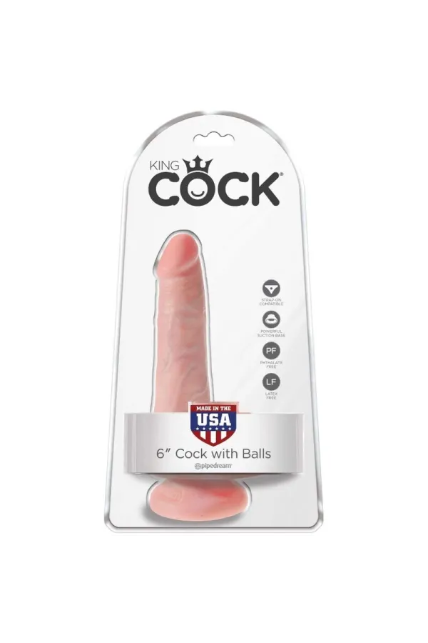 King Cock - Realistischer Penis mit Eier 13,5 Cm Leicht von King Cock kaufen - Fesselliebe