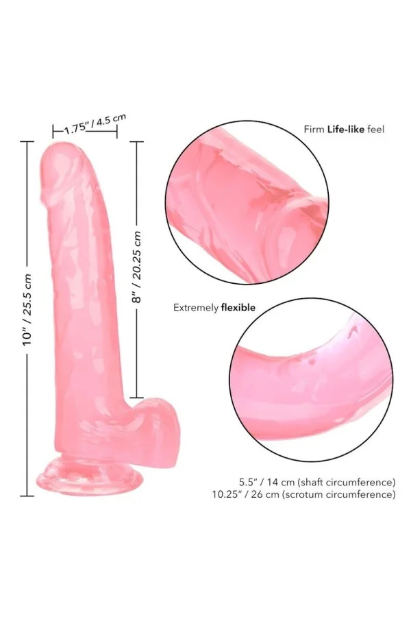 Calex Grösse Queen Dildo - Rosa 20.3 cm von California Exotics kaufen - Fesselliebe