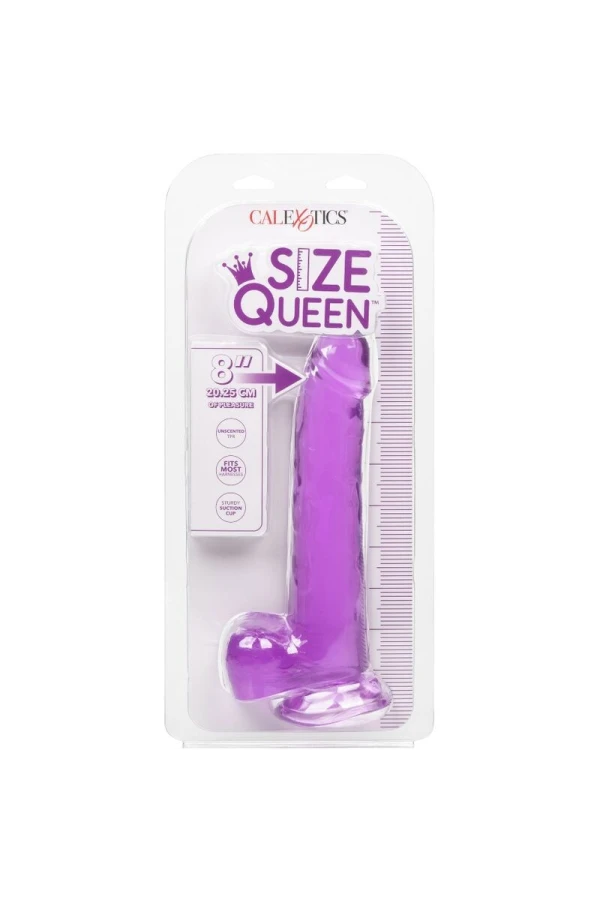 Große Königin-Dildo Lila 20.3 cm von Calexotics