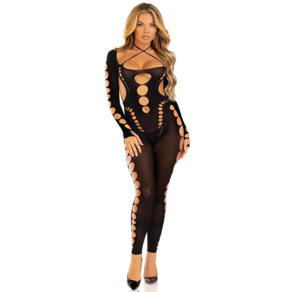 Reckless Ankle Bodystocking Schwarz von Leg Avenue Bodystockings kaufen | Fesselliebe