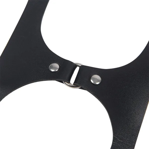 Ganzkörperharness mit Lederschnallen Schwarz One Size (S-L) von Subblime Fetish kaufen | Fesselliebe