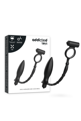 Analplug mit Vibrationsring von Addicted Toys kaufen | Fesselliebe