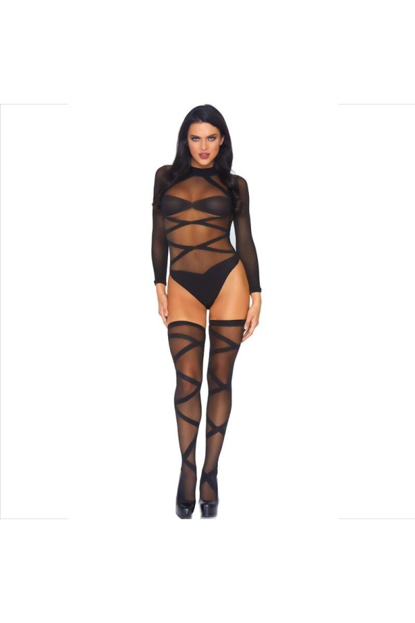 2-Teiliges Set für Körper und Oberschenkel von Leg Avenue Sets kaufen | Fesselliebe