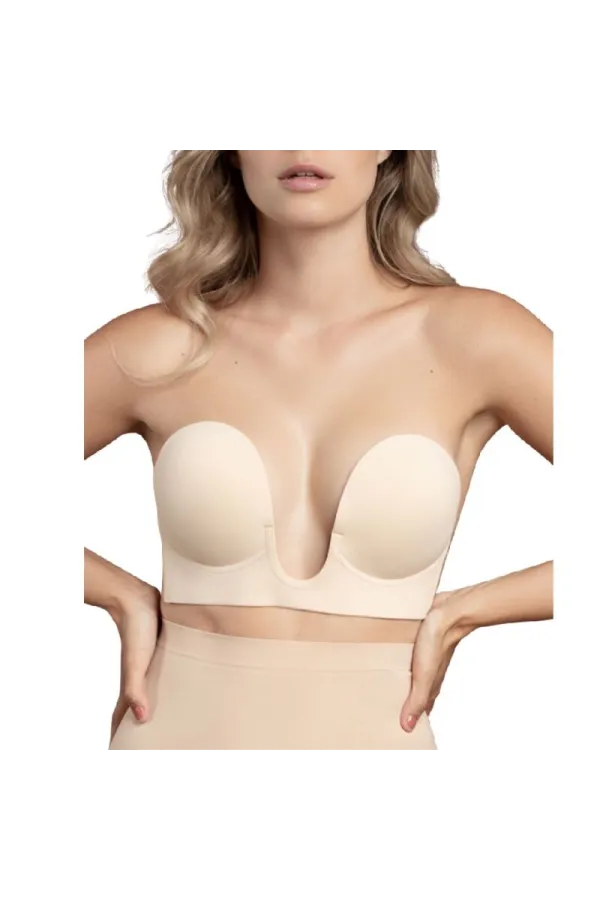 Seamless U-Style Bra – beige Körbchengröße A von Bye Bra kaufen - Fesselliebe