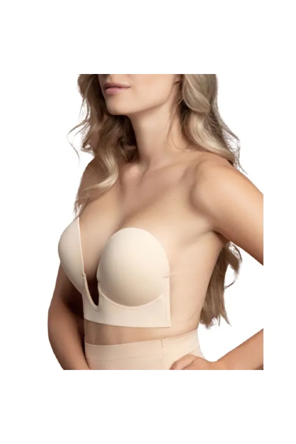 Seamless U-Style Bra – beige Körbchengröße A von Bye Bra kaufen - Fesselliebe