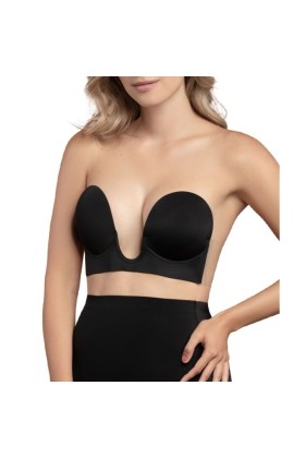 BH ohne Griffe En U Schwarz Cup C von Bye Bra - Bras kaufen | Fesselliebe