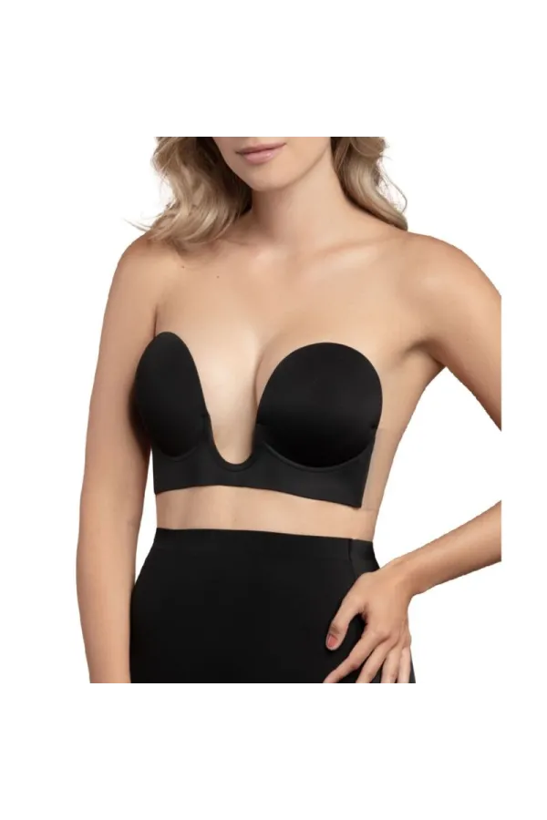 Seamless U-Style Bra – Schwarz Körbchengröße C von Bye Bra kaufen - Fesselliebe