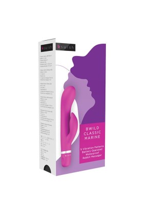 Bwild Classic Marine Rabbit Vibrator Cerise von B Swish kaufen | Fesselliebe