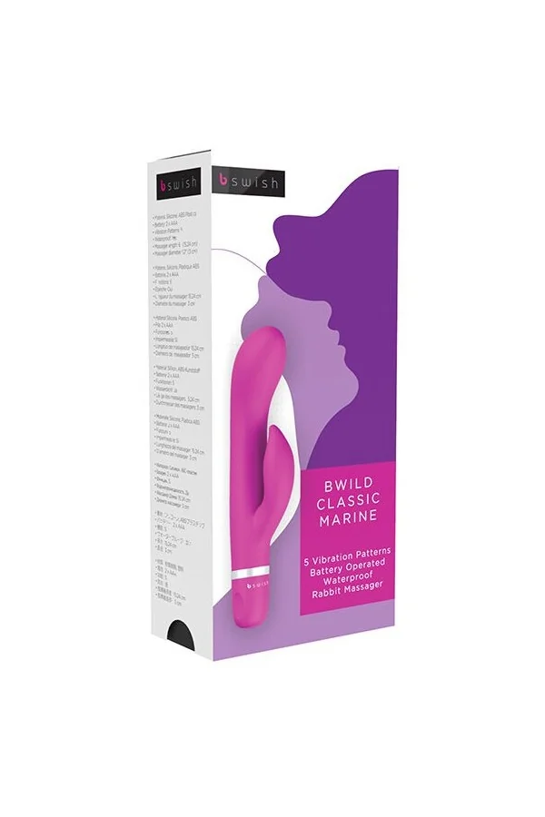 Bwild Classic Marine Rabbit Vibrator Cerise von B Swish kaufen - Fesselliebe