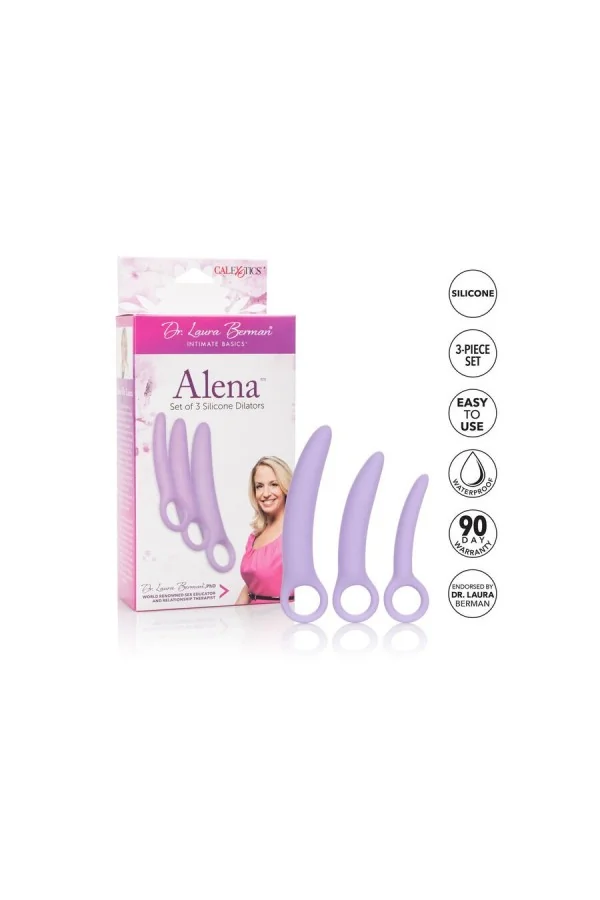 Dr. Laura Berman Alena Set mit 3 Silikondilatoren von California Exotics kaufen - Fesselliebe