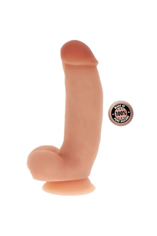 Silikondildo 18 Cm mit Kugeln Hautfarben von Get Real kaufen - Fesselliebe