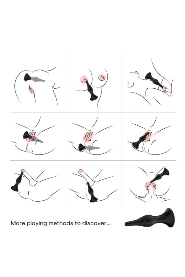 Vibrator & Analplug mit Fernbedienung Schwarz von Armony Anal kaufen | Fesselliebe
