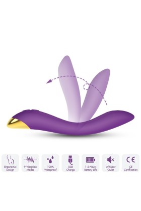 Flamingo Vibrator Multiposition Lila von Armony Vibrators kaufen | Fesselliebe