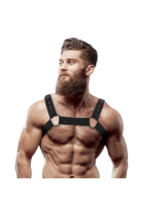 Verstellbarer Neopren-Brust-Sport-Harness für Männer von Fetish Submissive Attitude kaufen | Fesselliebe