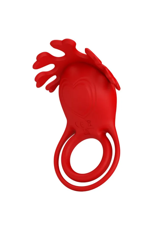 Ruben Vibratorring 7 Vibrationen Silikon Rot von Pretty Love Male kaufen - Fesselliebe