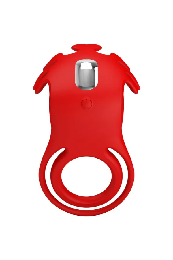 Ruben Vibratorring 7 Vibrationen Silikon Rot von Pretty Love Male kaufen - Fesselliebe