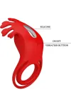 Ruben Vibratorring 7 Vibrationen Silikon Rot von Pretty Love Male kaufen - Fesselliebe