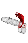 Ruben Vibratorring 7 Vibrationen Silikon Rot von Pretty Love Male kaufen - Fesselliebe