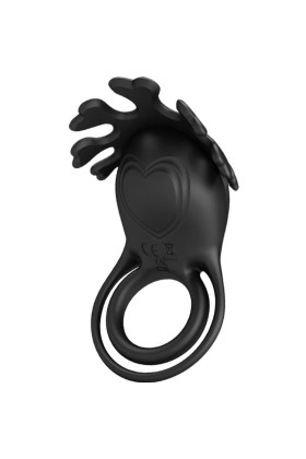Ruben Vibratorring 7 Vibrationen Schwarzes Silikon von Pretty Love Male kaufen | Fesselliebe