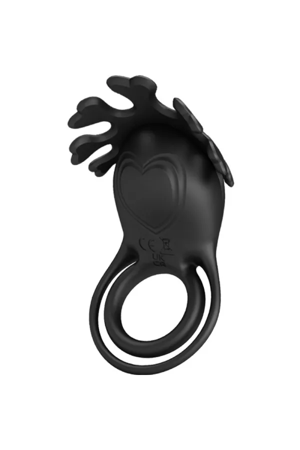 Ruben Vibratorring 7 Vibrationen Schwarzes Silikon von Pretty Love Male kaufen - Fesselliebe