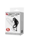 Ruben Vibratorring 7 Vibrationen Schwarzes Silikon von Pretty Love Male kaufen - Fesselliebe